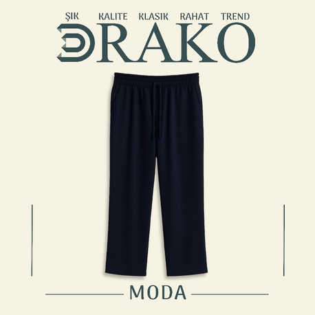 DRAKO Lacivert Relax Pantolon