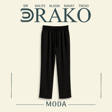 DRAKO Siyah Relax Pantolon