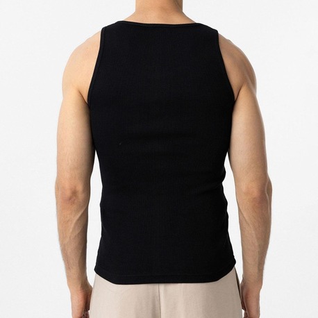 DRAKO Siyah Fit Rib Atlet