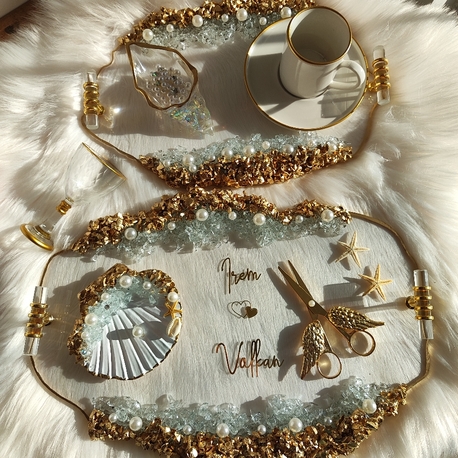 Şeffaf taban lüks set 