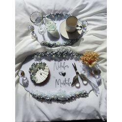 Gümüş Doğal istiridyeli muhteşem set