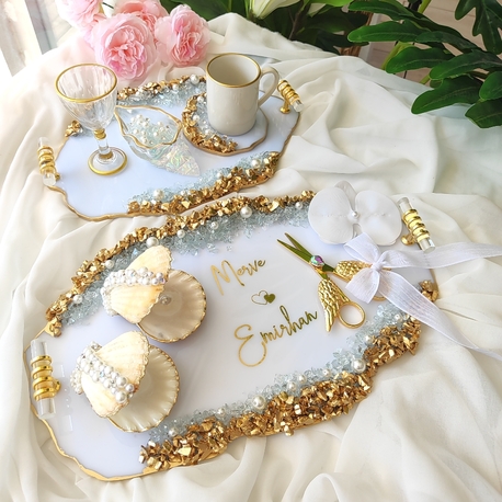 Çift istiridyeli Muhteşem set 
