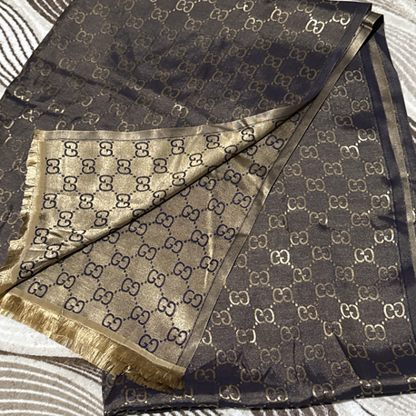 GUCCI ŞAL (GOLD & MAVİ)