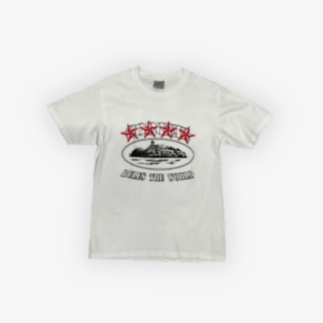 Corteiz T-Shirt Beyaz/Kırmızı