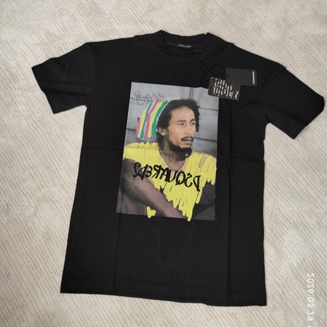 DSQUARED2 Bob Marley Siyah T-Shirt