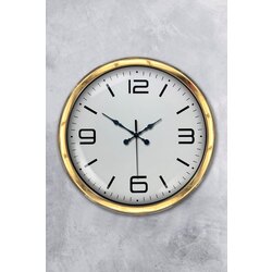 40 cm Metal Gold Modern Duvar Saati