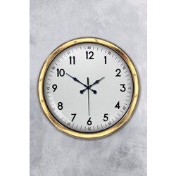 40 cm Metal Gold Standart Duvar Saati