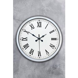 40 cm Beyaz Metal Standart Duvar Saati