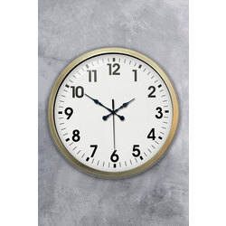 40 cm Eskitme Metal Standart Duvar Saati