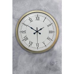 40 cm Eskitme Metal Retro Duvar Saati