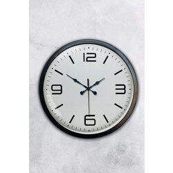 40 cm Siyah Metal Modern Duvar Saati