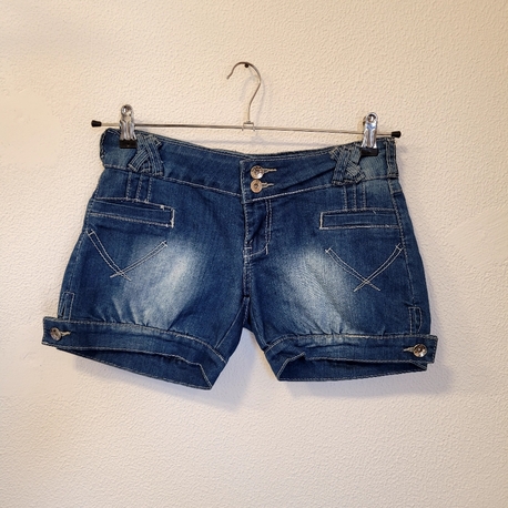Mini denim şort 