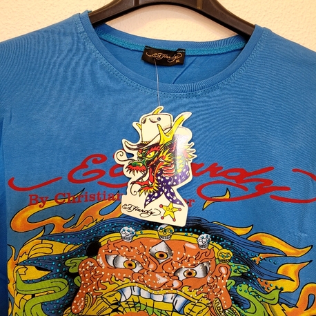 Blue Ed Hardy Tshirt