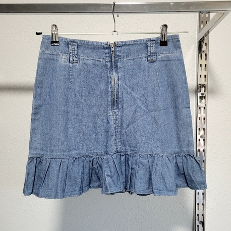 Light denim skirt