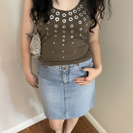 Denim skirt