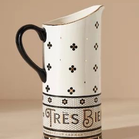 Anthropologie Bistro Tile Sürahi 