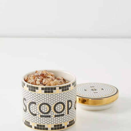 Anthropologie Bistro Tile Scoop Küçük Boy Kavanoz