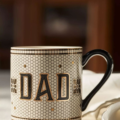 Anthropologie Bistro Tile DAD Kupa Bardak
