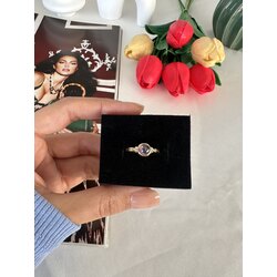 Vintage Mor Opal Taş Yüzük | Pirinç