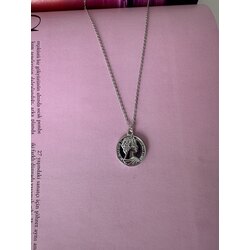 Silver Madalyon Kolye | Çelik
