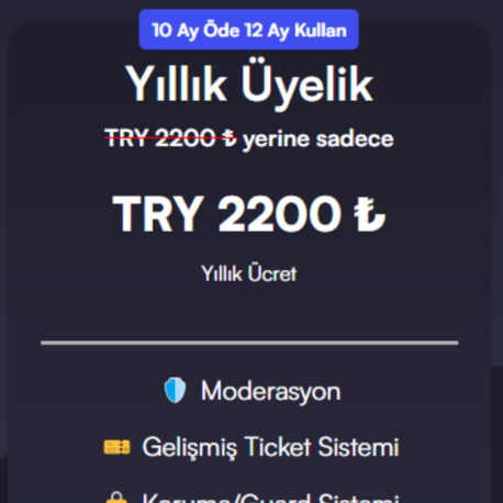 Discord Bot / Yıllık