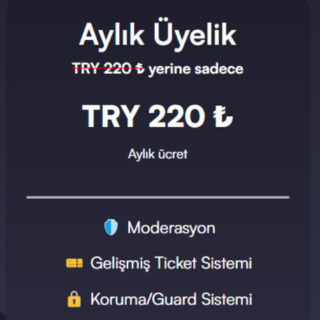 Discord Bot / Aylık