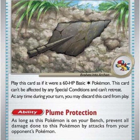 Antique Plume Fossil