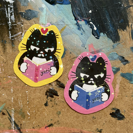 holografik yaoi & yuri sticker
