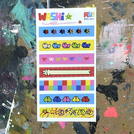washi sticker sheet