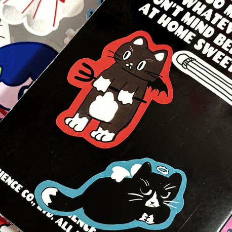 angel&devil sticker 