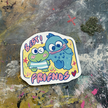 best friends sticker