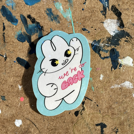 we're so back sticker