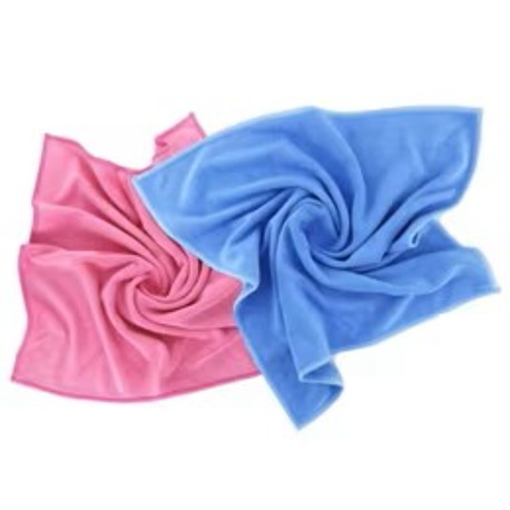 Silver home 40x40 Universal Parlak Doku Temizlik Bezi (Gri-mavi-pembe)-Kartela