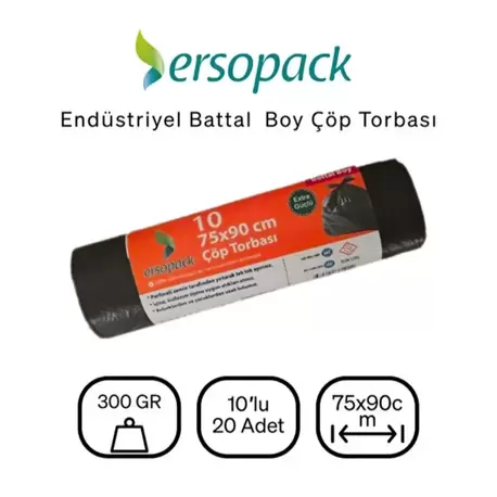 ÇÖP POŞETİ 75*90 300GR BATTAL