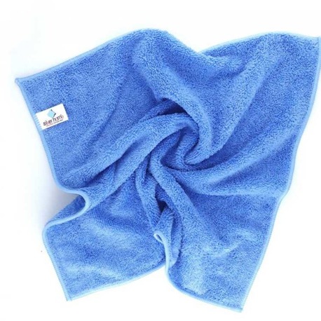 Silver home 40X40 cm Universal Parlak Doku Temizlik Bezi mavi