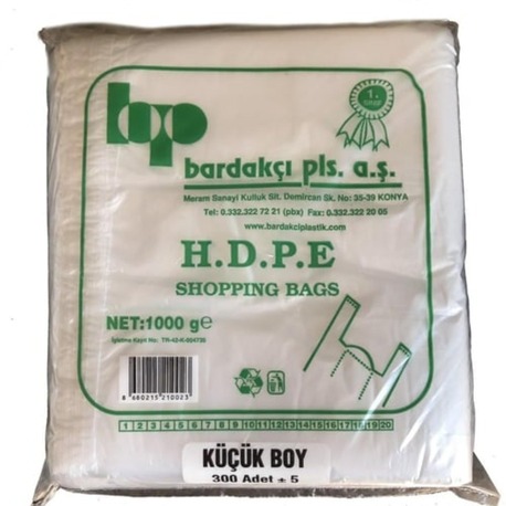 HIŞIR POŞET ŞEFFAF KÜÇÜK BOY