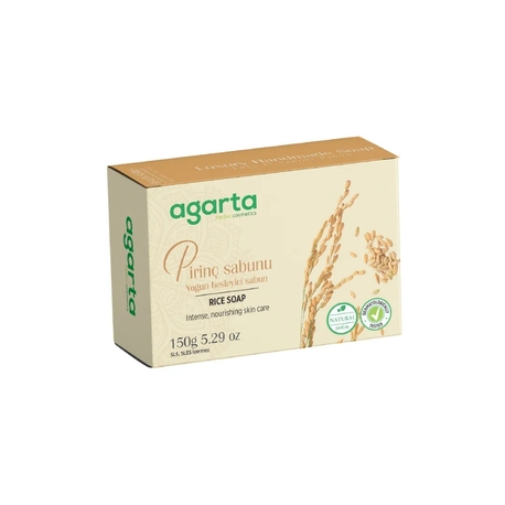 AGARTA DOĞAL EL YAPIMI PİRİNÇ SABUNU 150 GR