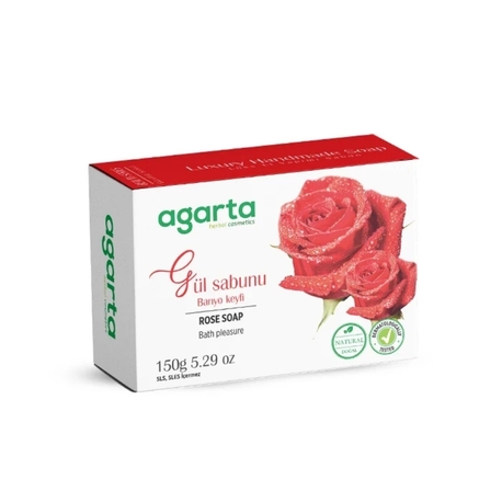 AGARTA EL YAPIMI DOĞAL GÜL SABUNU 100 GR