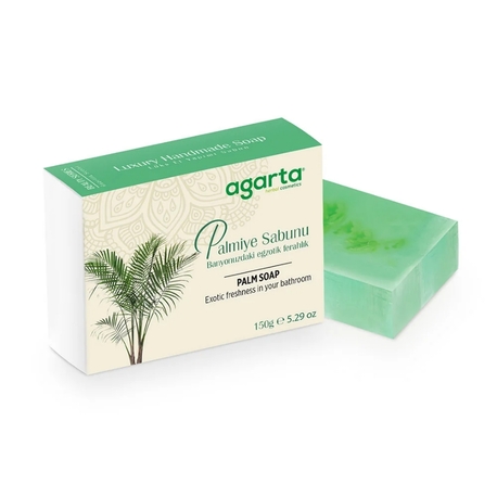 AGARTA DOĞAL EL YAPIMI PALMİYE SABUNU 150 GR