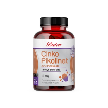 ÇİNKO PİKOLİNAT 375 MG*60