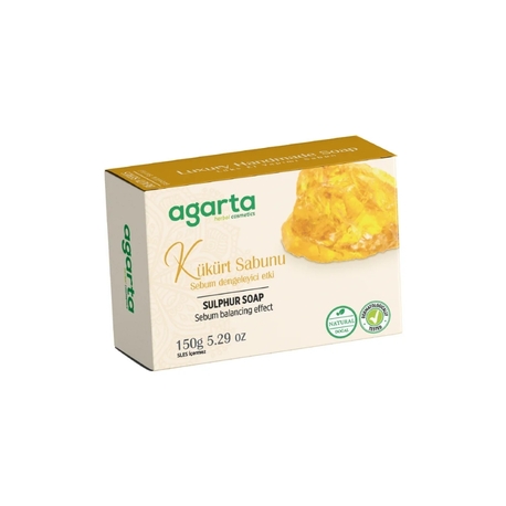 AGARTA DOĞAL EL YAPIMI KÜKÜRT SABUNU 150 GR
