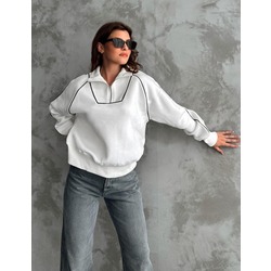 Yarım Fermuar Sweatshirt