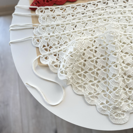 Pinterest bandana Beyaz (ön sipariş)