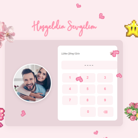 Sevgiliye hediye site (sadece kodlar) Açıklamayı okuyunuz!