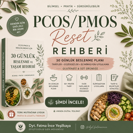 30 Günde PCOS/PMOS Reset: Beslenme, Hareket ve Denge Rehberi