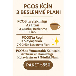 17 GÜNLÜK PLAN (Regli getiren+şişkinliği gideren+yumurtalık kalitesini artıran+kilo verdiren)
