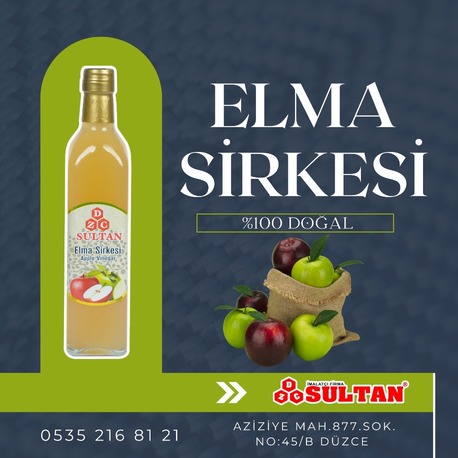 Elma Sirkesi %100 Doğal 