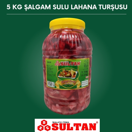 LAHANA TURŞUSU ŞALGAM SULU 5 KG (SÜZME NET 2 KG)