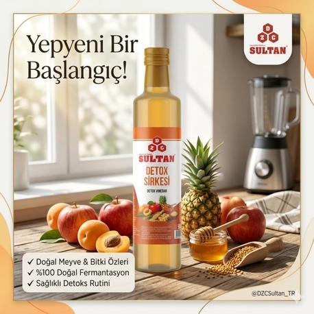 DETOX SİRKESİ %100 DOĞAL 