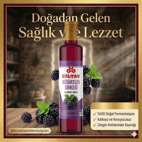 BÖĞÜRTLEN SİRKESİ %100 DOĞAL 